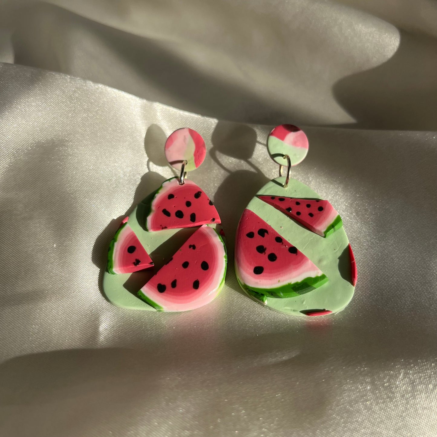 Watermelon Statement Earrings