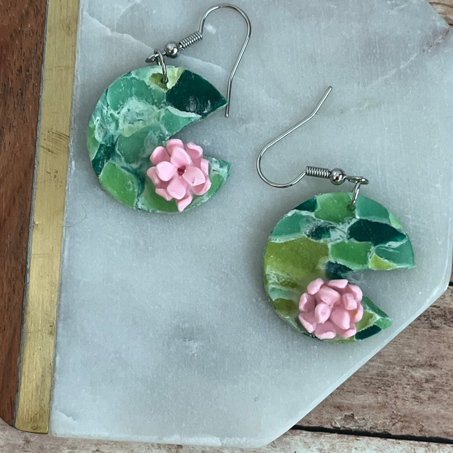 Lily Pad Earrings