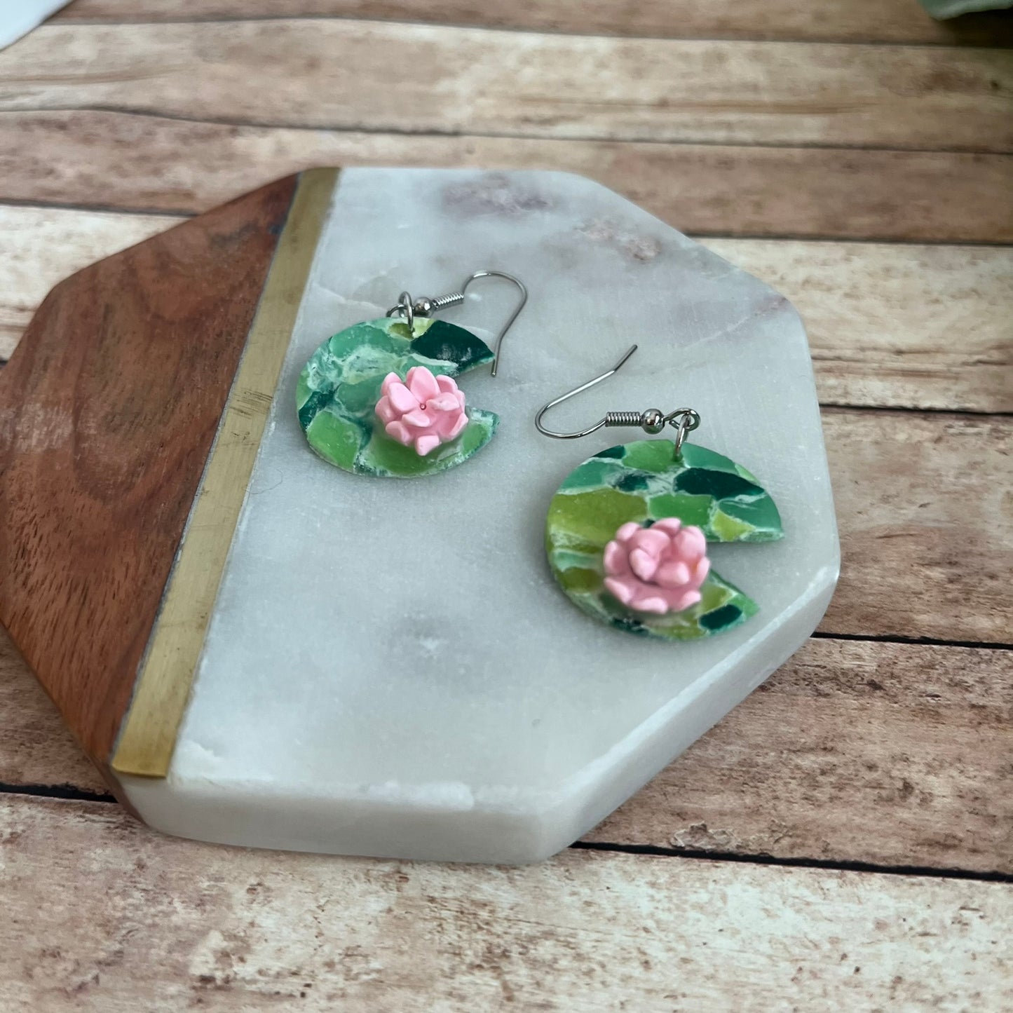 Lily Pad Earrings