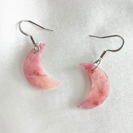 Moon Quartz Clay Dangle Earrings