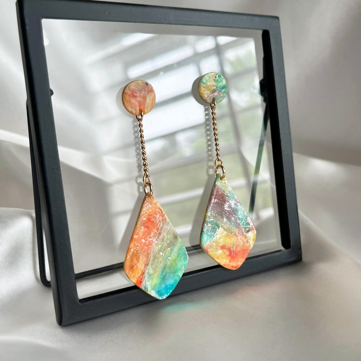 Painter's Pendant Drop Dangle Earrings