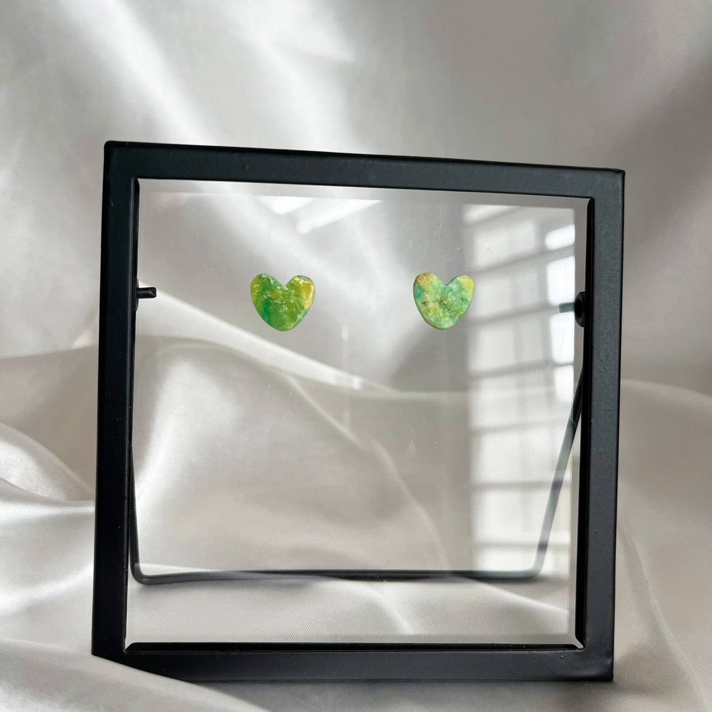 Painter's Heart Studs Earrings