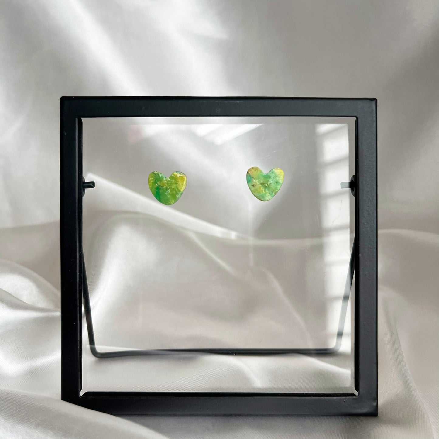 Painter's Heart Studs Earrings