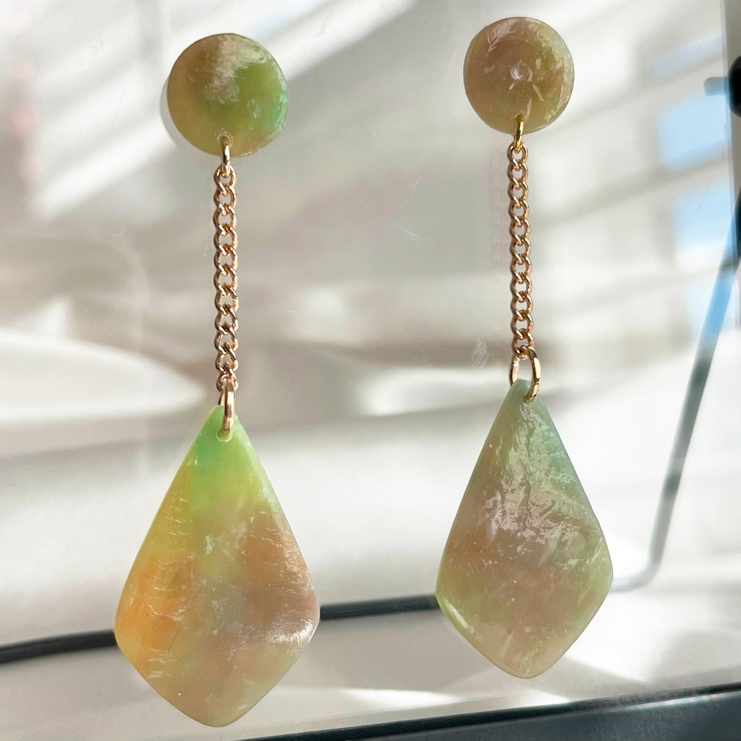 Verdant Rainbow Dangle Earrings