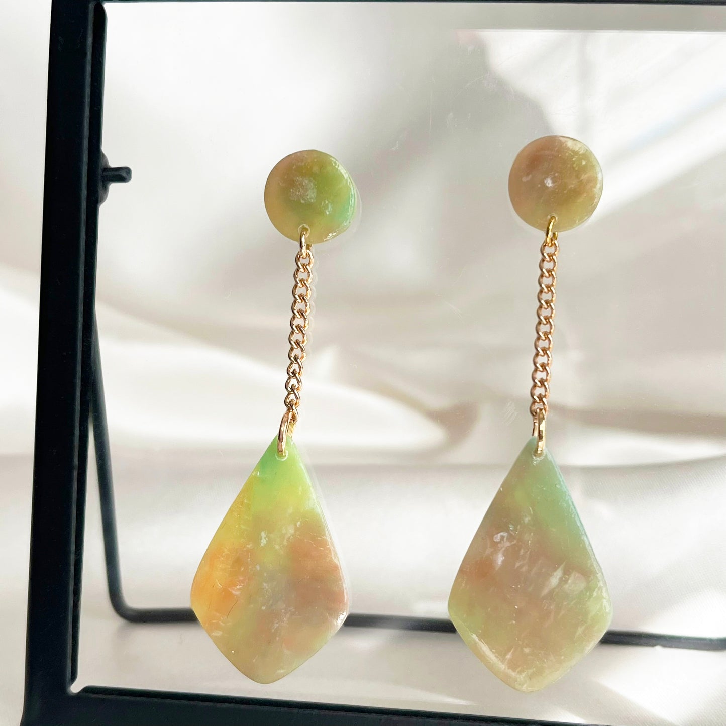 Verdant Rainbow Dangle Earrings