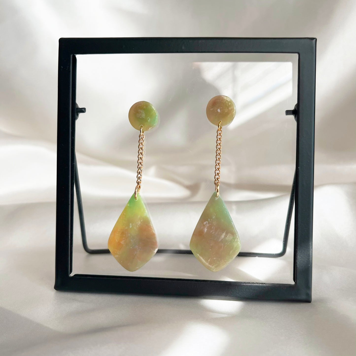 Verdant Rainbow Dangle Earrings