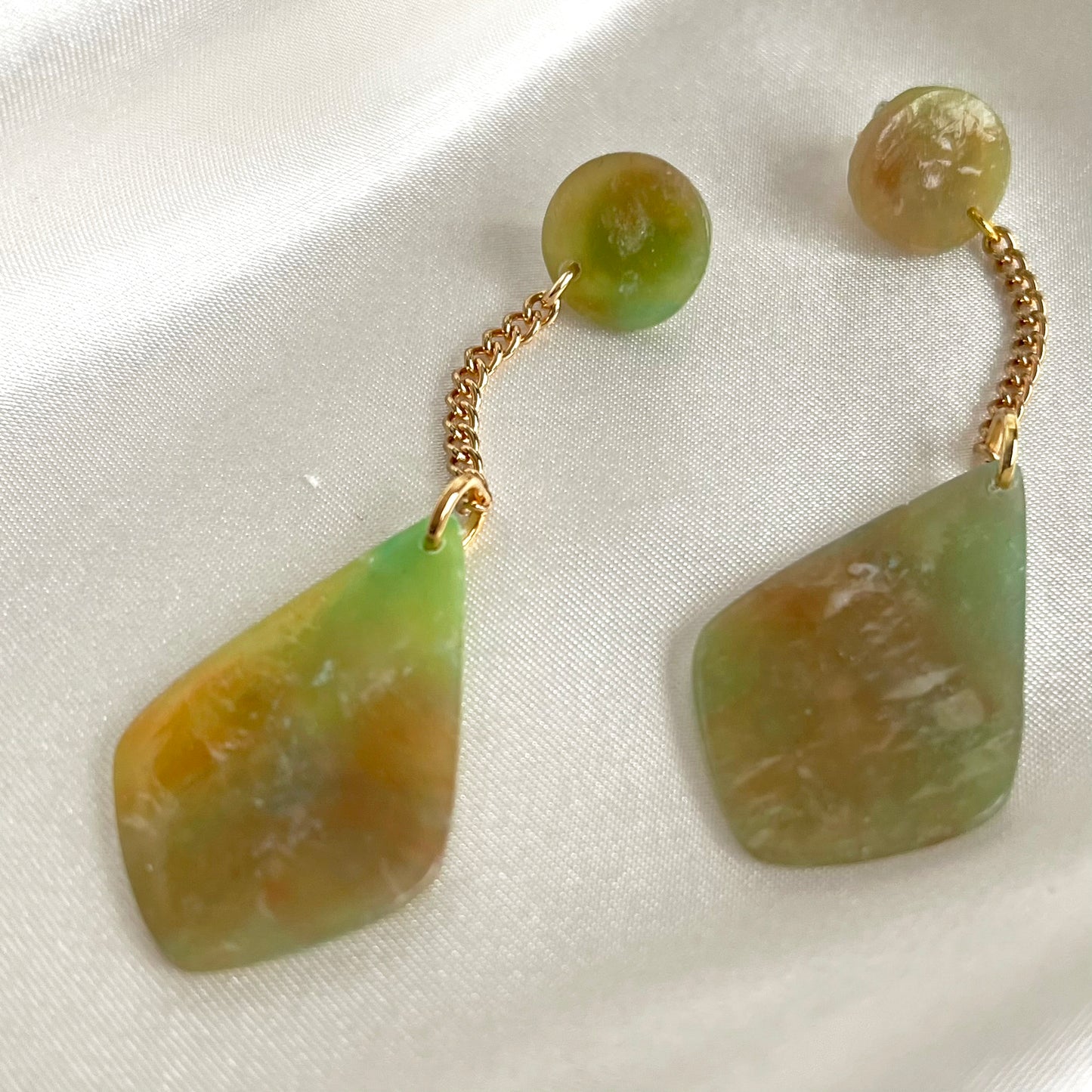 Verdant Rainbow Dangle Earrings