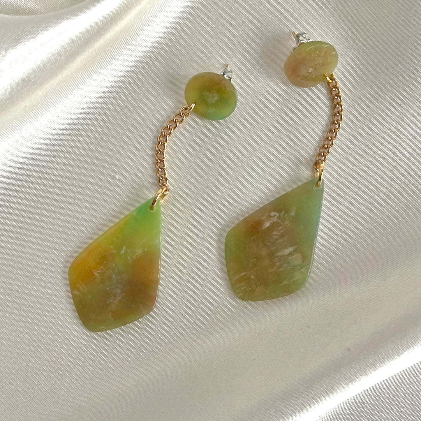 Verdant Rainbow Dangle Earrings