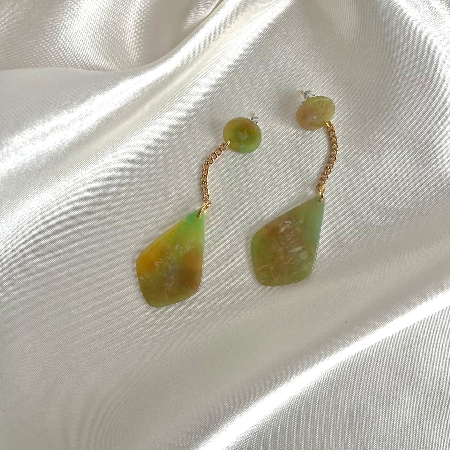 Verdant Rainbow Dangle Earrings