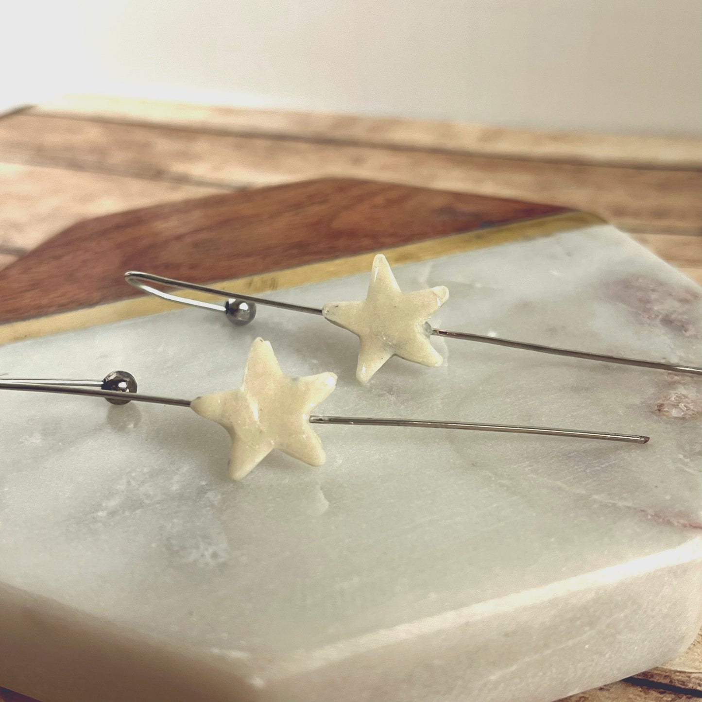 Glow Star Ear Pins