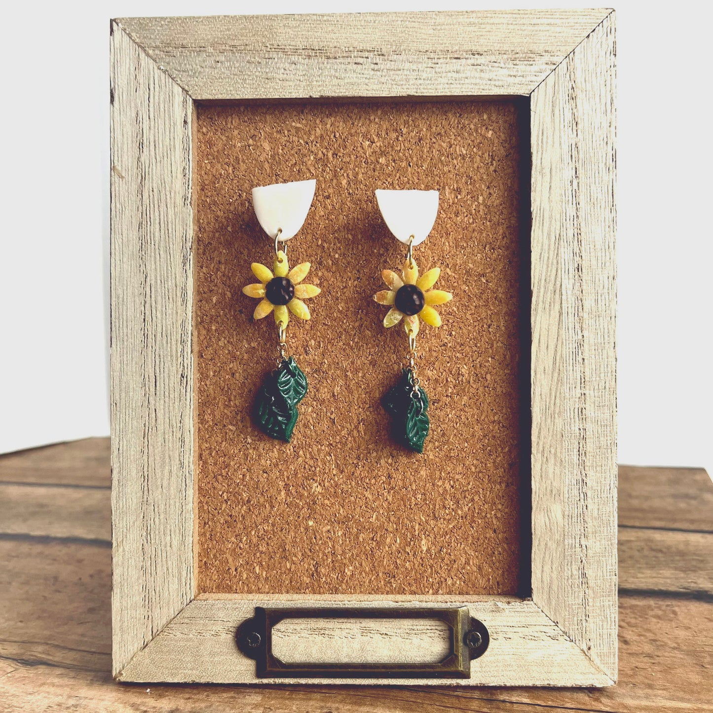 Sunflower Dangle Earrings